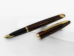Waterman Carène Fountain Pen Marine Amber Gold Trim