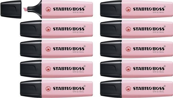Stabilo Boss Highlighter Pastel Pink Blush