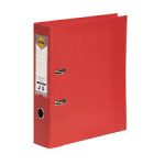Marbig Lever Arch File A4 PE Bright Red Box Of 10