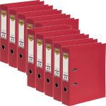 Marbig Lever Arch File A4 PE Deep Red Box Of 10