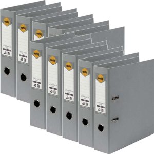 Marbig Lever Arch File A4 PE Grey Box Of 10