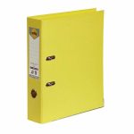 Marbig Lever Arch File A4 PE Lemon Box Of 10