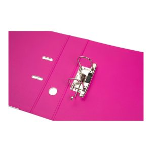 Marbig Lever Arch File A4 PE Pink Box Of 10