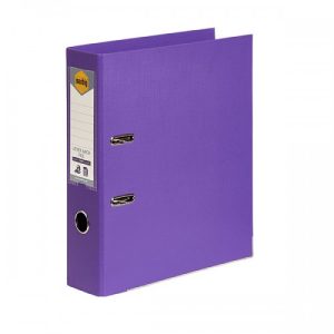 Marbig Lever Arch File A4 PE Purple Box Of 10