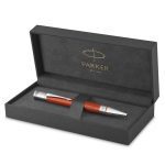 Version 1.0.0 Parker Duofold Big Red Vintage Chrome Trim Ballpoint Pen