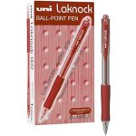 Pen Uniball Laknock Retractable Broad 1.4mm SN100 Red Box 121 Pen Uniball Laknock Retractable Broad 1.4mm SN100 Red Box 12