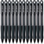 Pen Uniball Laknock Retractable Medium 1.0mm SN100 Black Box 12