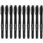 Stabilo Black Rollerball Pen 1.0mm Black 10 Pack