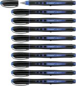 Stabilo Black Rollerball Pen 1.0mm Blue 10 Pack