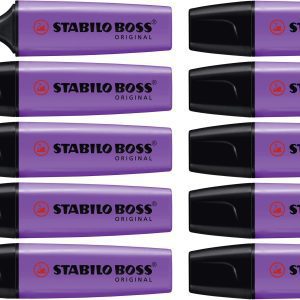 Stabilo Boss Highlighter Lavender Box 10