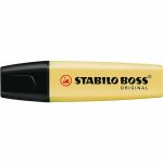 Stabilo Boss Highlighter Pastel Milky Yellow 1 Stabilo Boss Highlighter Pastel Milky Yellow