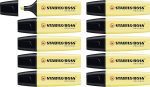 Stabilo Boss Highlighter Pastel Milky Yellow 3 Stabilo Boss Highlighter Pastel Milky Yellow