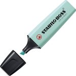 Stabilo Boss Highlighter Pastel Touch Of Turquoise2 Stabilo Boss Highlighter Pastel Touch Of Turquoise