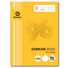 Olympic Exercise Book A5 96 Page 8mm Feint Ruled