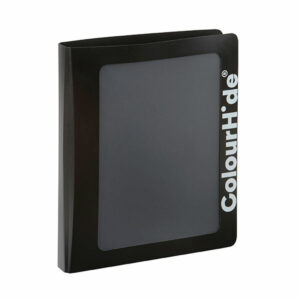 ColourHide Clearview Binder A4 2 D-Ring Black