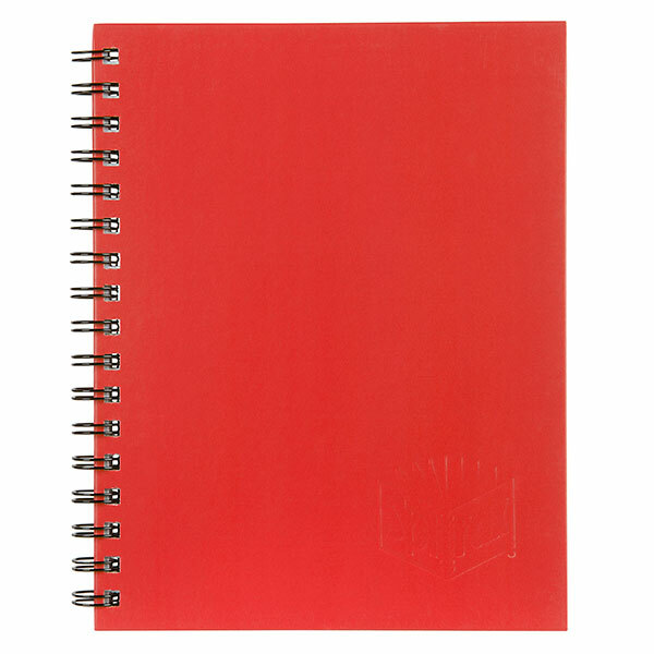 Spirax A4 Hard Cover Notebook 200 Page Red