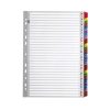 Marbig A4 Plastic Tab Divider, 31-Tab, Coloured 35028
