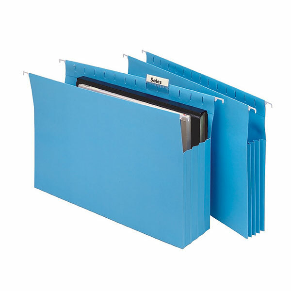 Marbig Expanding Suspension File Complete Blue Pack 20