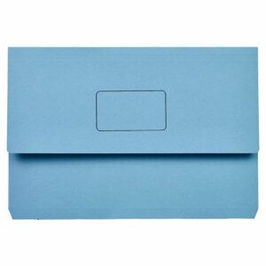Marbig Slimpick Document Wallets Foolscap Blue Pack Of 50