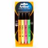 Artline Supreme Highlighter Assorted Pack 4