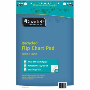 Quarted Flipchart Pad 60gsm 50 Sheets Recycled