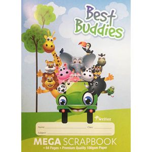 Best Buddies Mega Scrap Book 64 Page 100gsm
