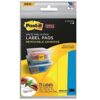 Post-It 2900-BY Super Sticky Removable Label Pads 73x73mm Yellow Blue