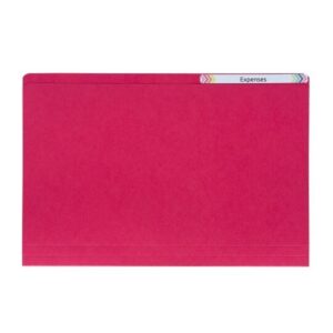 Avery 81512 Manilla Folders Foolscap Red 100 Pack