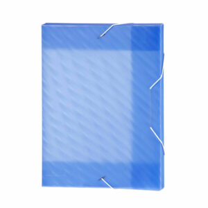 Marbig Document Box A4 Shimmer Blue