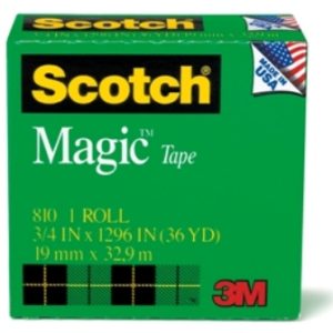Scotch 810 Magic Invisible Tape 19mm x 33m