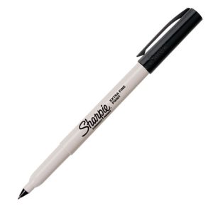 Sharpie Extra Fine Permanent Marker Black S35001 12 Pack