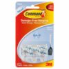 Command 17067CLR Small Utensil Hooks with Strips Clear