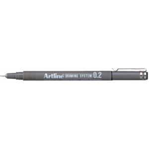 Artline 232 Drawing System Pen 0.2mm Black PK12