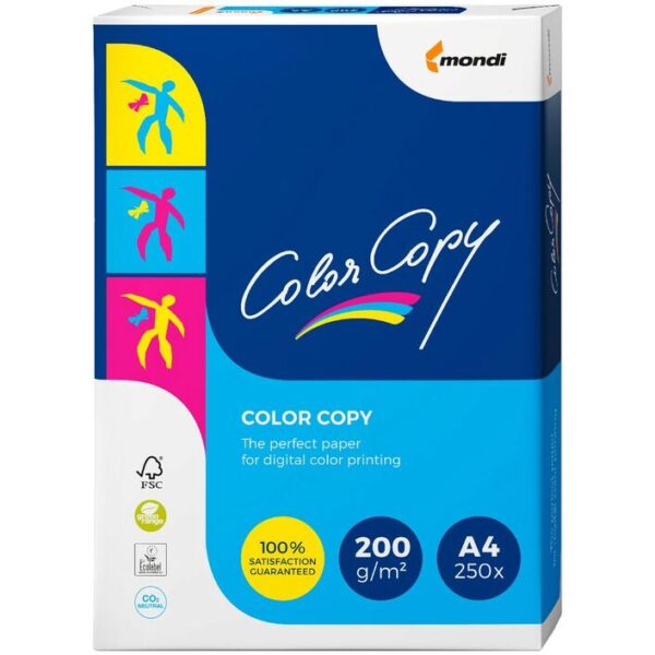 Colour Copy A4 Digital Paper 200gsm 250 Sheet Pack