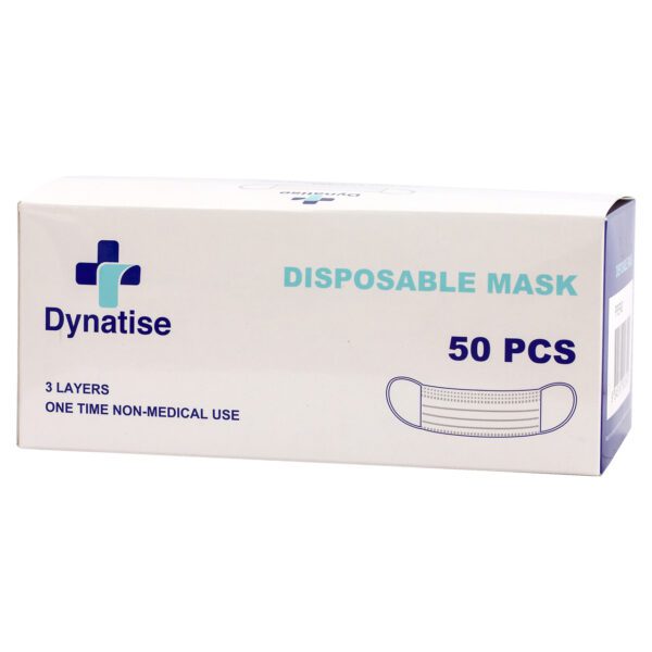Dynatise Disposable Mask 3 Layers 50 Pack