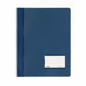 Durable Premium Flat File A4 Extra Wide Transluscent Dark Blue