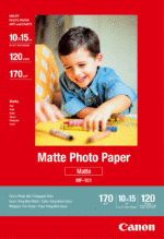 Canon Matte Photo Paper 6" X 4" 120 Sheets 170gsm
