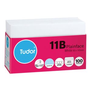 Tudor Envelopes 11B Plainface White Pk/100
