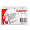 Esselte Index File Card PVC A-Z 127x76 (5x3) Grey