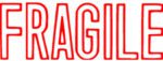 Xstamper 1010 FRAGILE Stmap Red