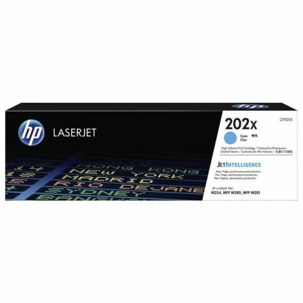 HP 202X Toner Cartridge Cyan
