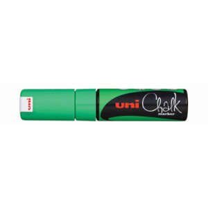 Uni Liquid Chalk Marker Chisel Tip PWE-8K Fluoro Green