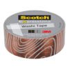 Scotch Expressions Foil Tape 15mm X 7m White And Copper Swirl