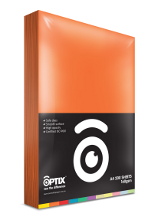 Optix Coloured Paper JanZOrange A4 160gsm 200/Pack 5 Reams