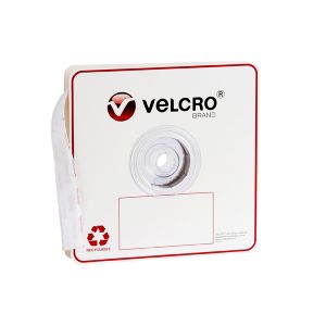 Velcro White Loop Only Strips 25mm x 25m