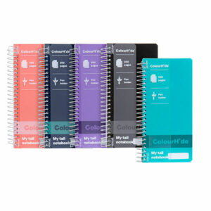 Colourhide My Tall Notebook 200 Page Assorted Pack 5