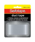 Sellotape 994001 Duct Tape 36mmx4.5m Silver