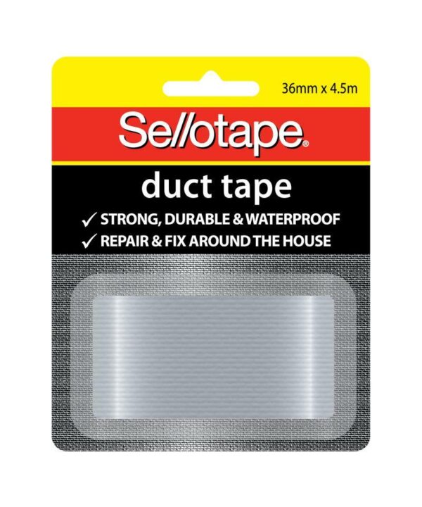 Sellotape 994001 Duct Tape 36mmx4.5m Silver