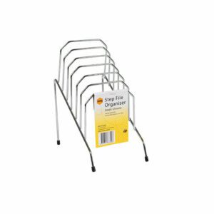 Marbig 87300 Step File Wire Organiser Small Silver