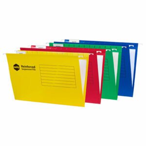Marbig Reinforced Suspension File Complete Foolscap Assorted Pack 25